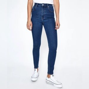ROLLA’S Australia EASTCOAST Ankle High Rise Skinny Jeans - Highway Blue - 25